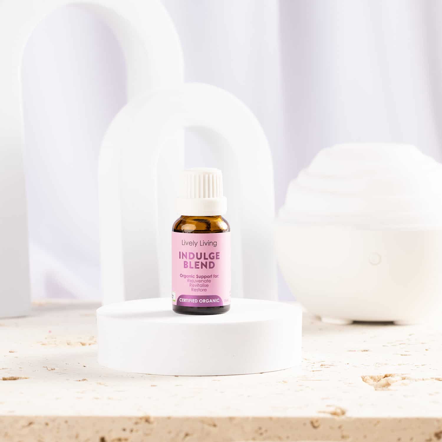 Indulge Organic Essential Oil 15ml - 100% Pure Therapeutic Grade Aromatherapy Oils for Diffuser, Massage & Relaxation - Lavender, Peppermint, Eucalyptus & More