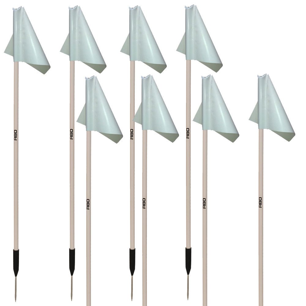 Premium Sideline Pole and Top Tarp Flag Sets for Sports Events - Durable Outdoor Football, Soccer & Tailgating Accessories