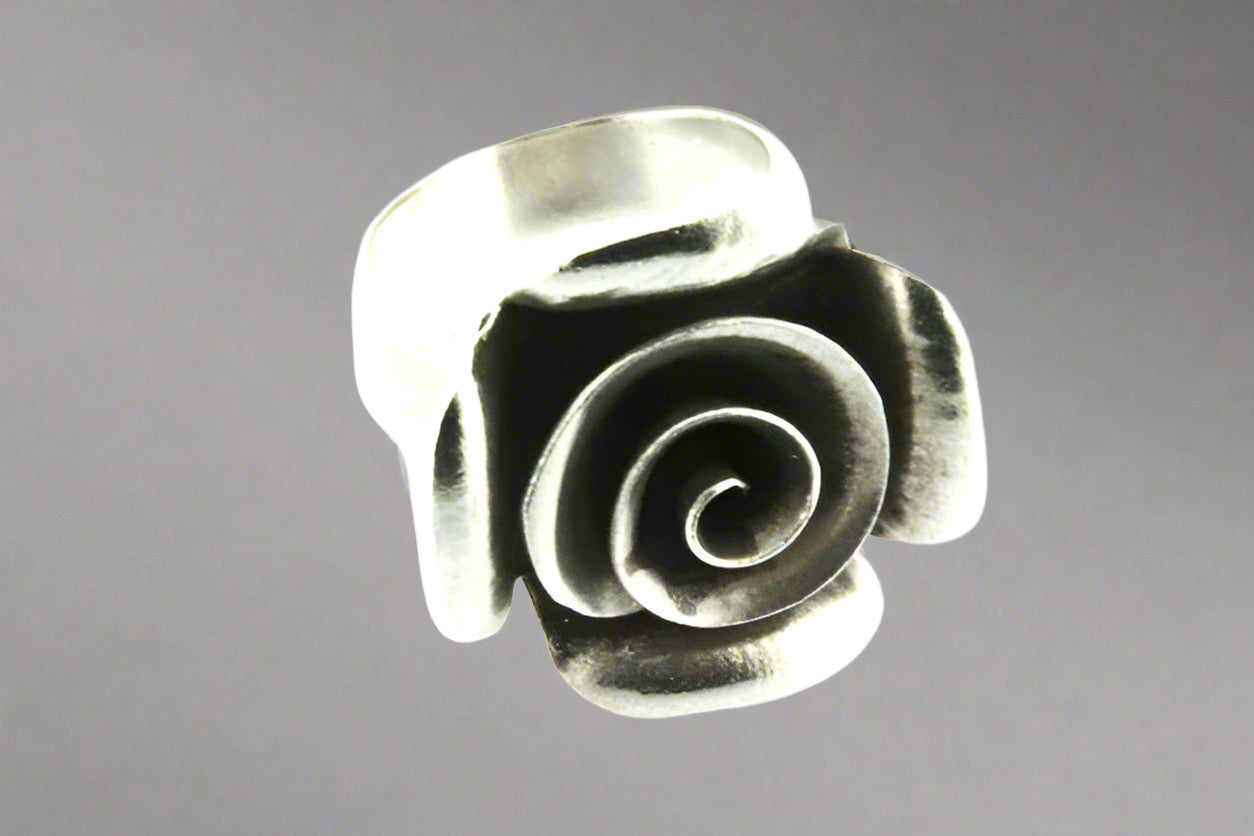Rose Ring Pure Silver - Elegant Floral Jewelry for Women, Perfect for Weddings, Anniversaries & Romantic Gifts
