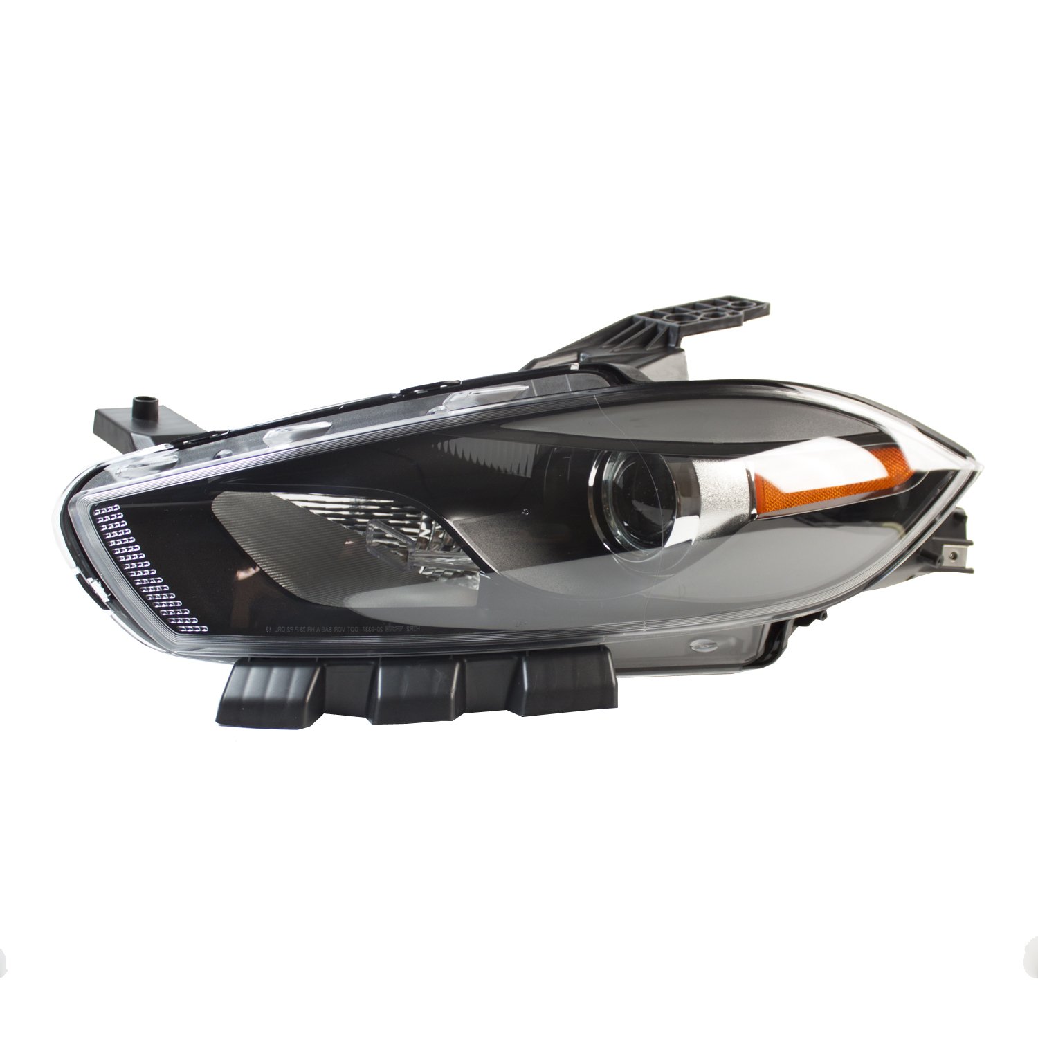 OE Replacement Headlight Assembly Compatible with Dodge Dart 2013-2016 - Left/Right Side - Perfect for Night Driving & Foggy Conditions