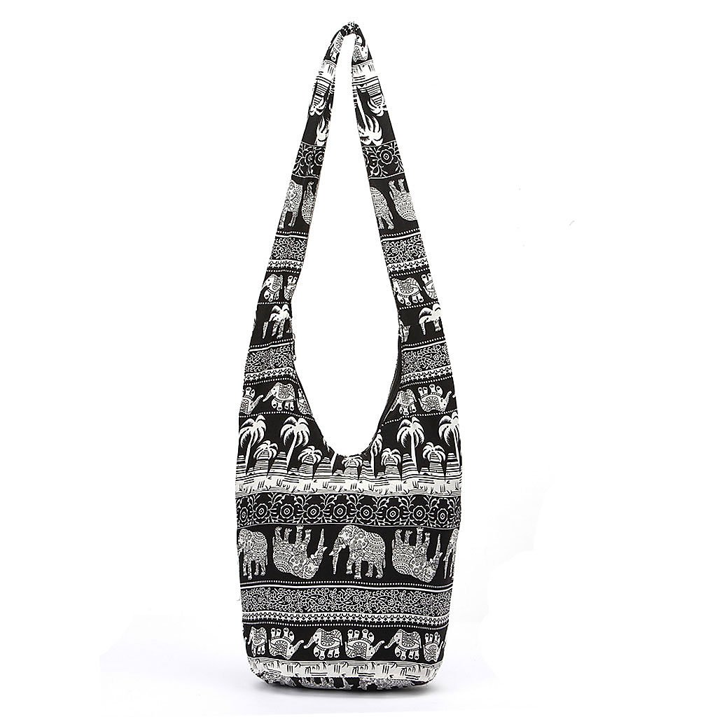 Bohemian Fringe Shoulder Bag for Women - Large Ethnic Tote Purse with Tassels - Perfect for Travel, Music Festivals & Beach Outings