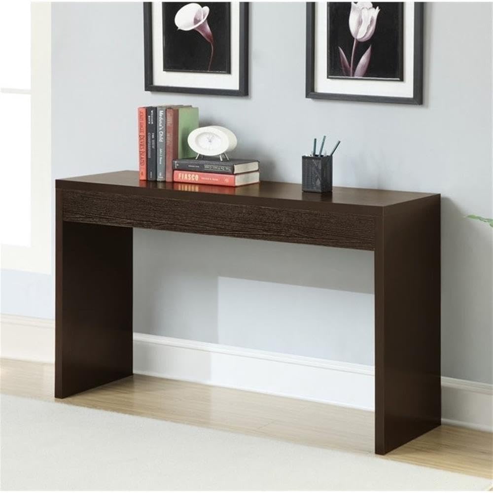 Convenience Concepts Northfield 48-Inch Console Table - Modern Sofa Table for Living Room, Contemporary Entryway Hall Table, Foyer Display Table in Espresso Finish | Perfect for Small Spaces, Home Decor & Apartment Styling