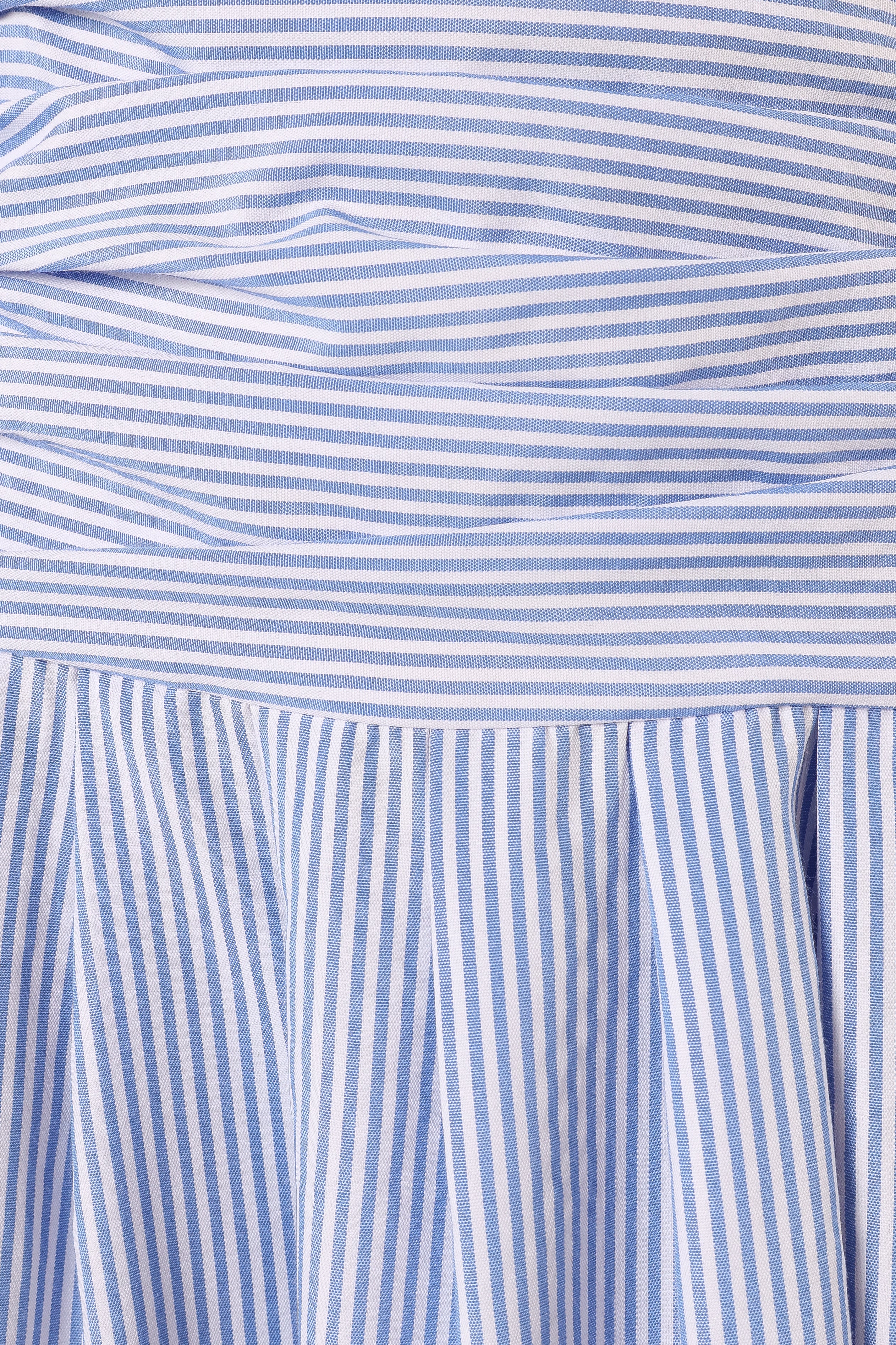 Avalee Strapless Maxi Dress - Blue Stripe Floral Summer Beach Dress for Women | Perfect for Vacations, Weddings & Outdoor Parties
