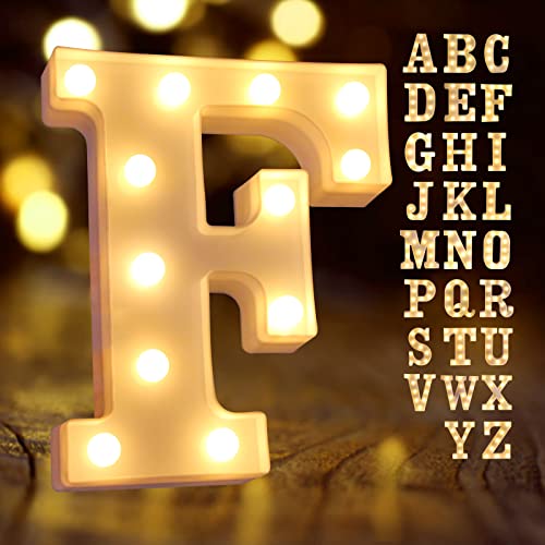 Letter Lights-F