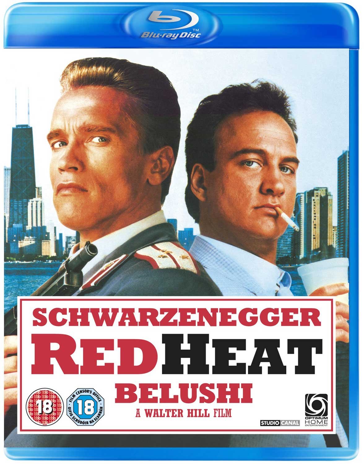 Red Heat Blu-ray Movie - Action Thriller Starring Arnold Schwarzenegger | Perfect for Movie Nights & Action Film Collections