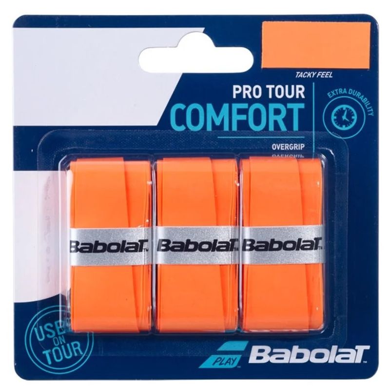 Babolat Pro Tour Overgrip - Premium Tennis Racket Grip Tape for Enhanced Control & Sweat Absorption | Perfect for Tennis, Badminton & Racquetball Players