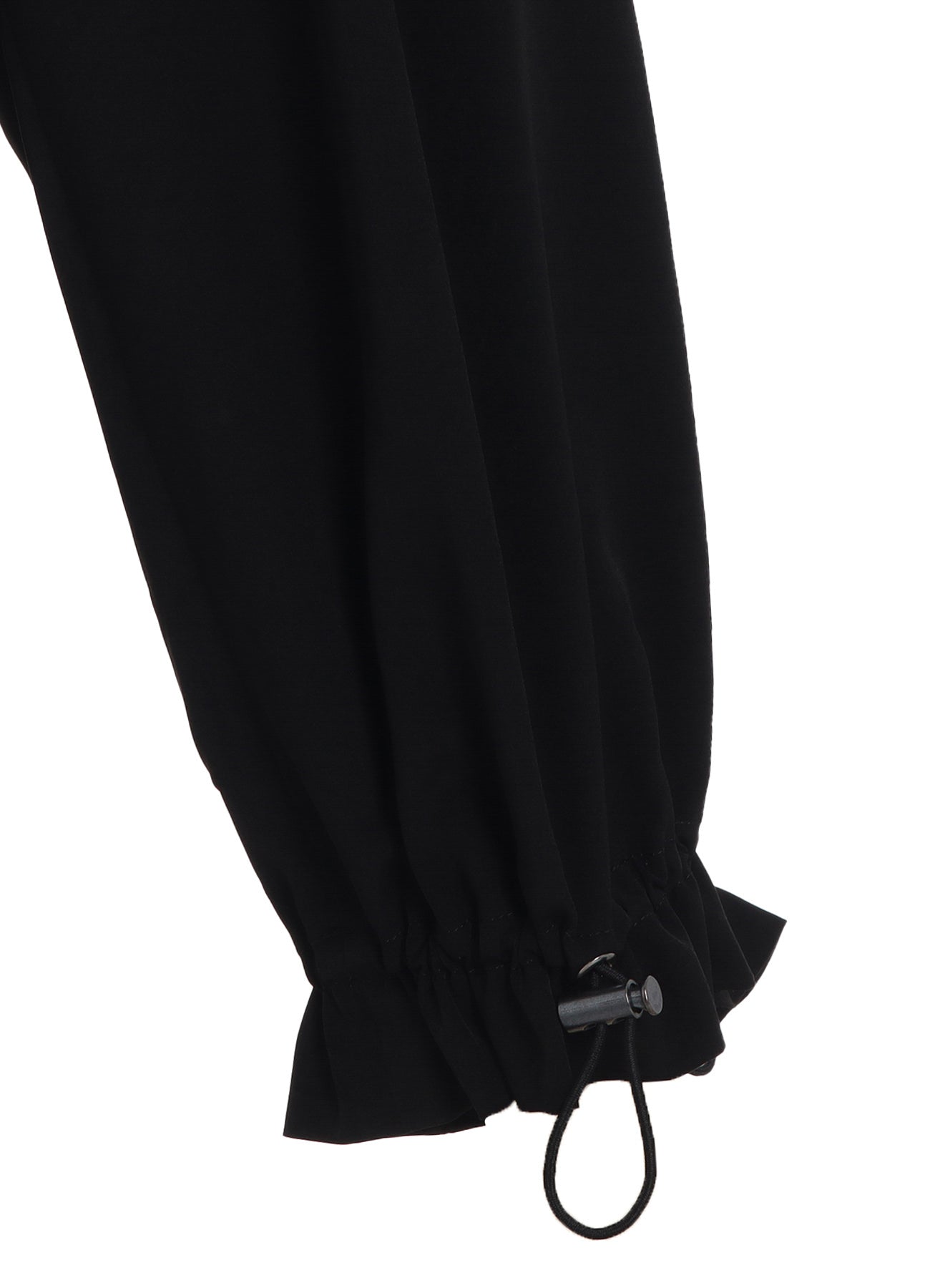 CREPE DE CHINE 2 TUCK HEM DRAWCORD PT - Elegant Flowy Women's Blouse with Adjustable Drawstring for Casual & Office Wear
