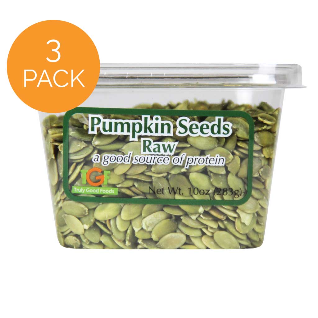 Organic Raw Pumpkin Seeds – 3 Pack (10oz Each) | Healthy Snack, Salad Topping & Baking Ingredient | Perfect for Trail Mix, Yogurt & Smoothie Bowls