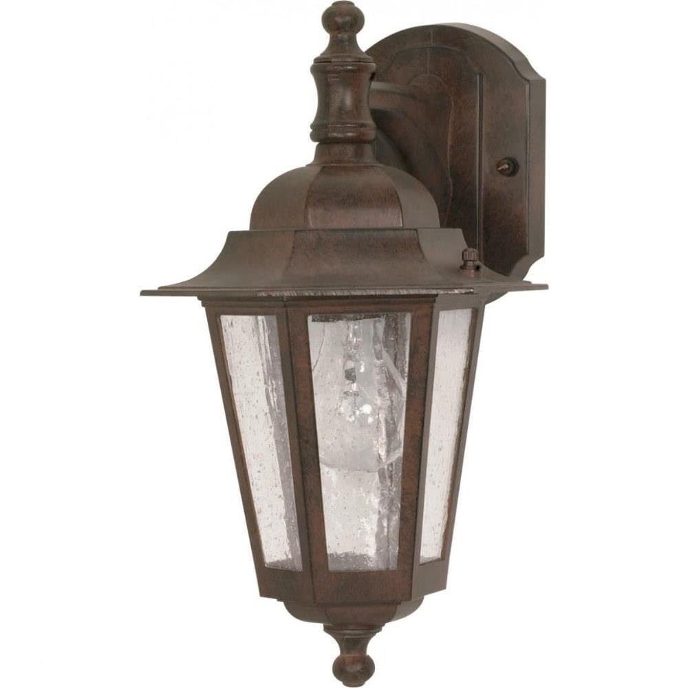 Nuvo 60/3474 Bronze Dark One Light Outdoor Wall Mount Sconce - Perfect for Porch, Patio, Garden & Exterior Lighting