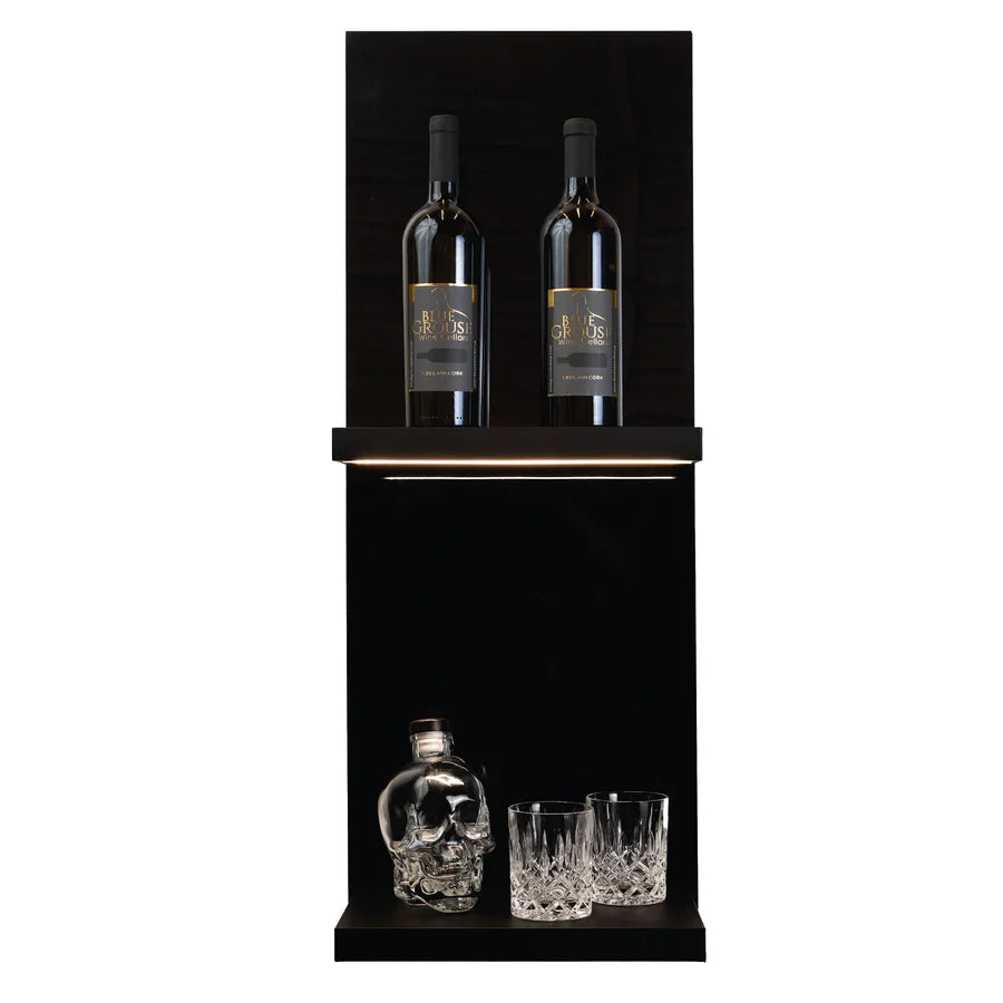 Blue Grouse VINdustry Wine Pegs & Panel Kit - 3 Foot Tall Rectangular Floating Shelves for Wine Storage & Display | Perfect for Home Bars, Cellars & Kitchen Organization