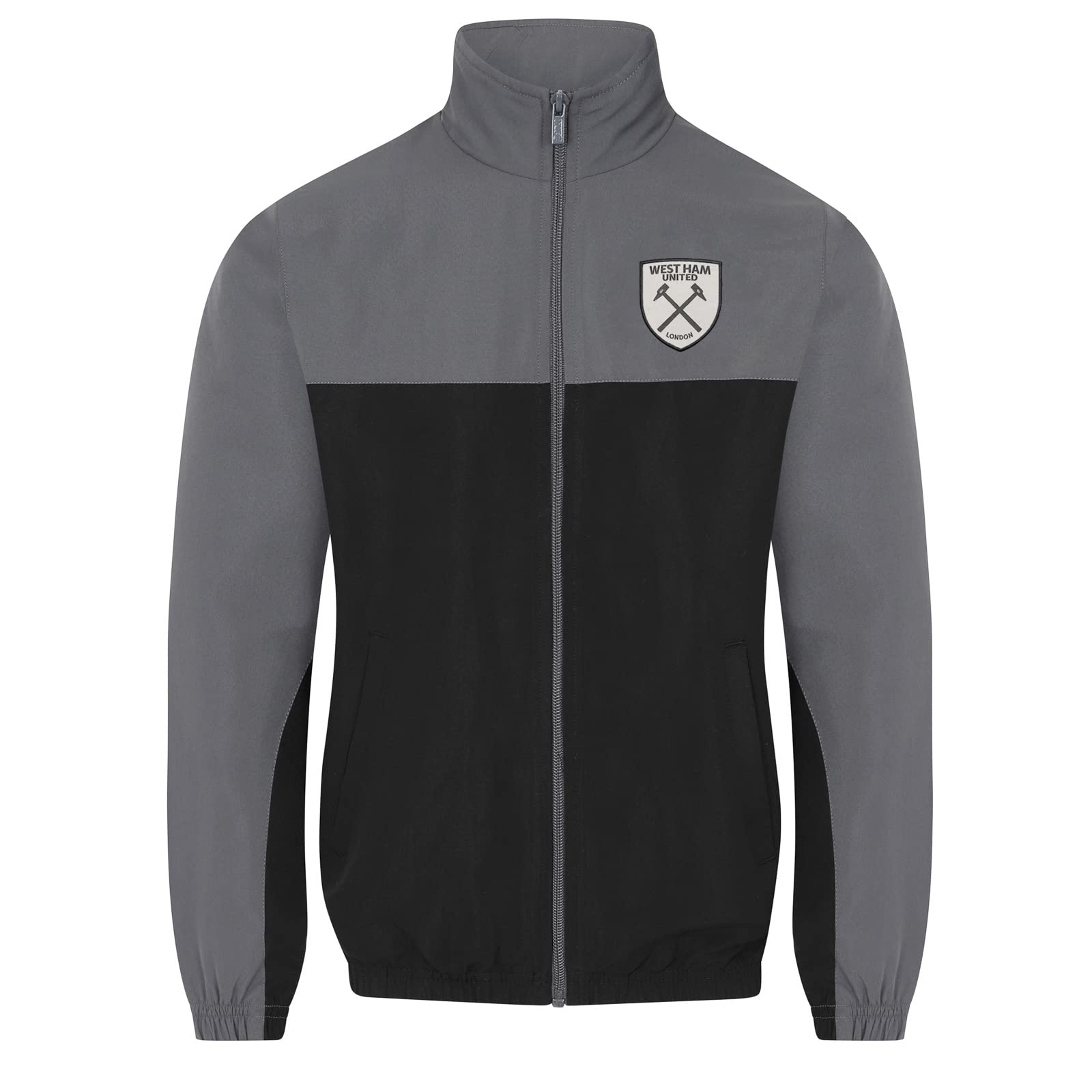 West Ham United FC Official Soccer Jersey - Men's Jacket & Pants Tracksuit Set for Fans, Training & Match Day Wear - Perfect Gift for Football Lovers