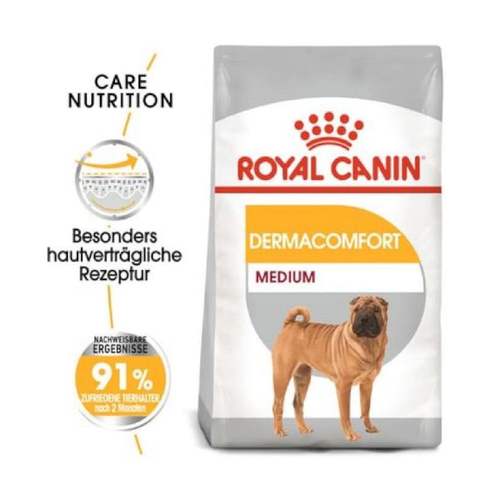 CCN Medium Dermacomfort Hypoallergenic Dry Dog Food for Sensitive Skin - Grain Free, Digestive Support - Perfect for Adult Dogs with Allergies & Skin Irritations