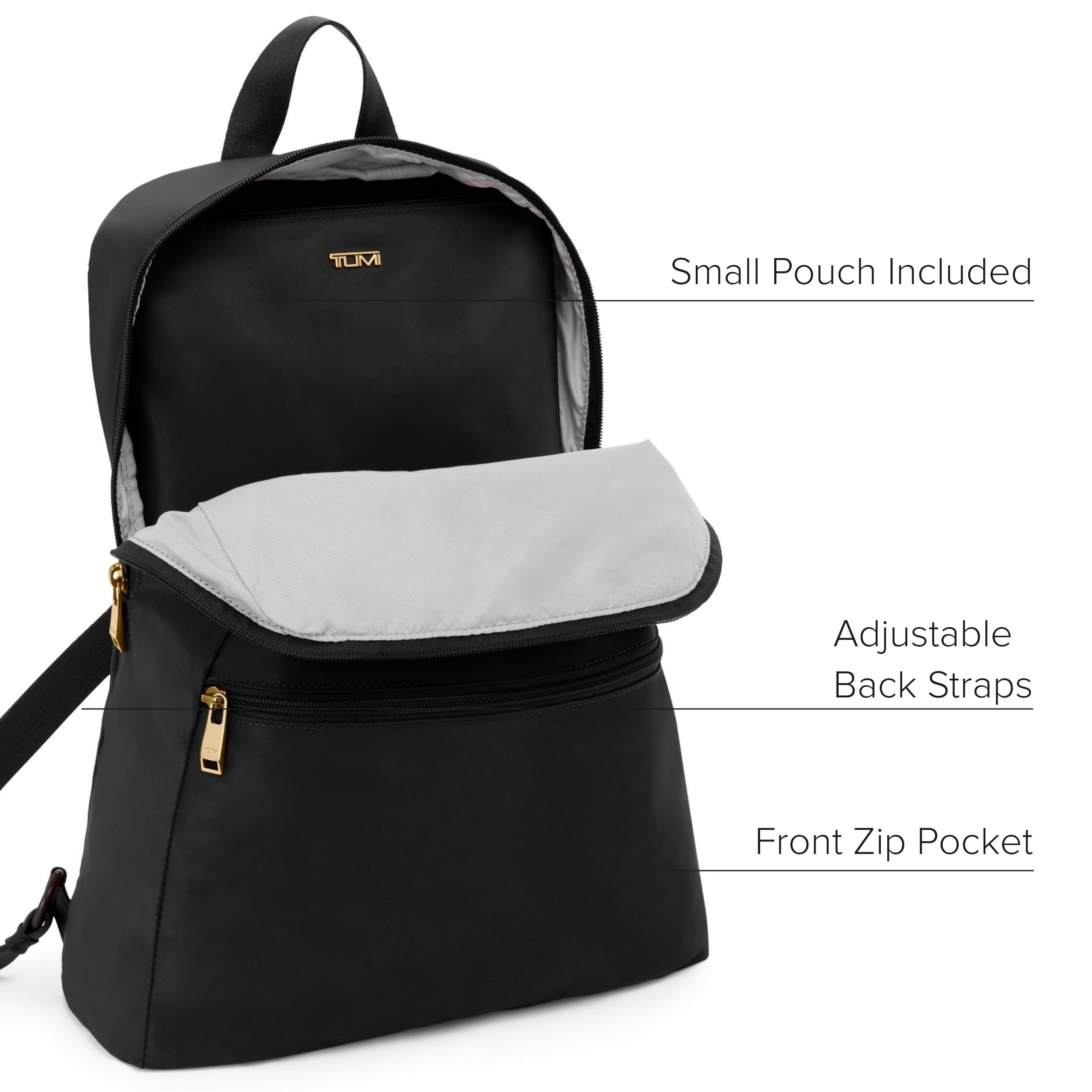 TUMI Foldable Travel Backpack - Lightweight Compact Carry-On Backpack for Airplane, Business Trips & One Bag Travel - 15.5