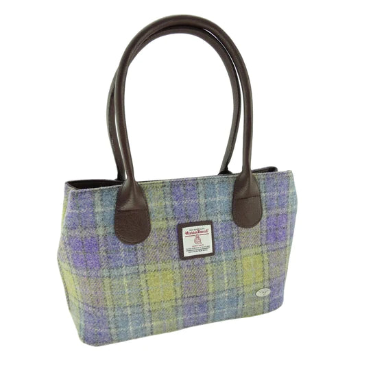 Classic Harris Tweed Handbag for Women [22 Colors] - Elegant Crossbody Purse with Adjustable Strap, Perfect for Work, Travel & Everyday Use