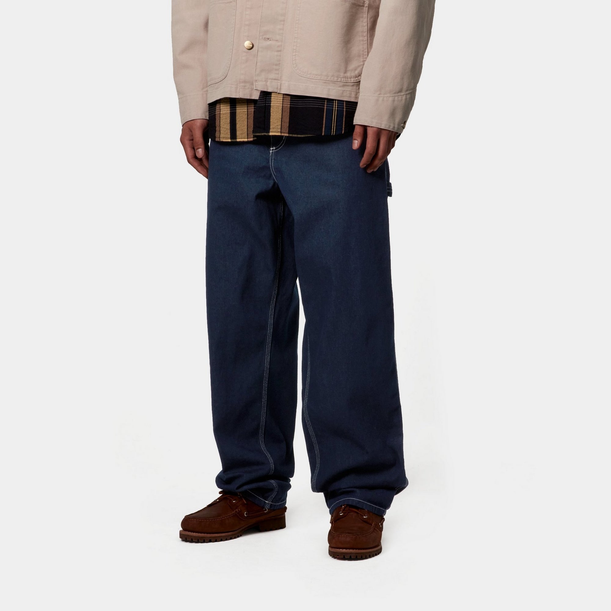 Single Knee Heart Label Pant Norco Denim | Blue Rinsed Jeans for Women - Perfect for Casual Wear, Street Style & Everyday Comfort