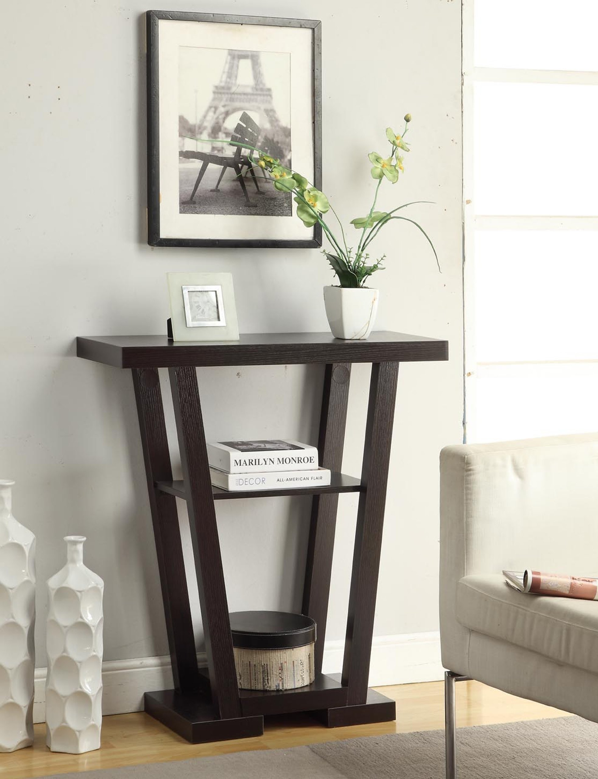 Convenience Concepts Newport V Console Table 31.5