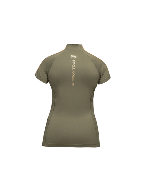 Aubrion Women's Short Sleeve Baselayer Top - Moisture Wicking Athletic Shirt for Running, Yoga & Outdoor Activities