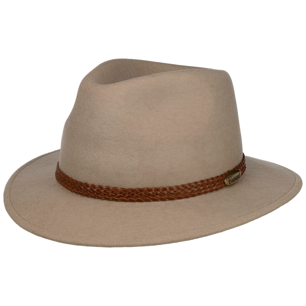 Stylish Casual Lightweight Wool Felt Travel Hat by Lierys - Perfect for Outdoor Adventures, Travel & Everyday Wear
