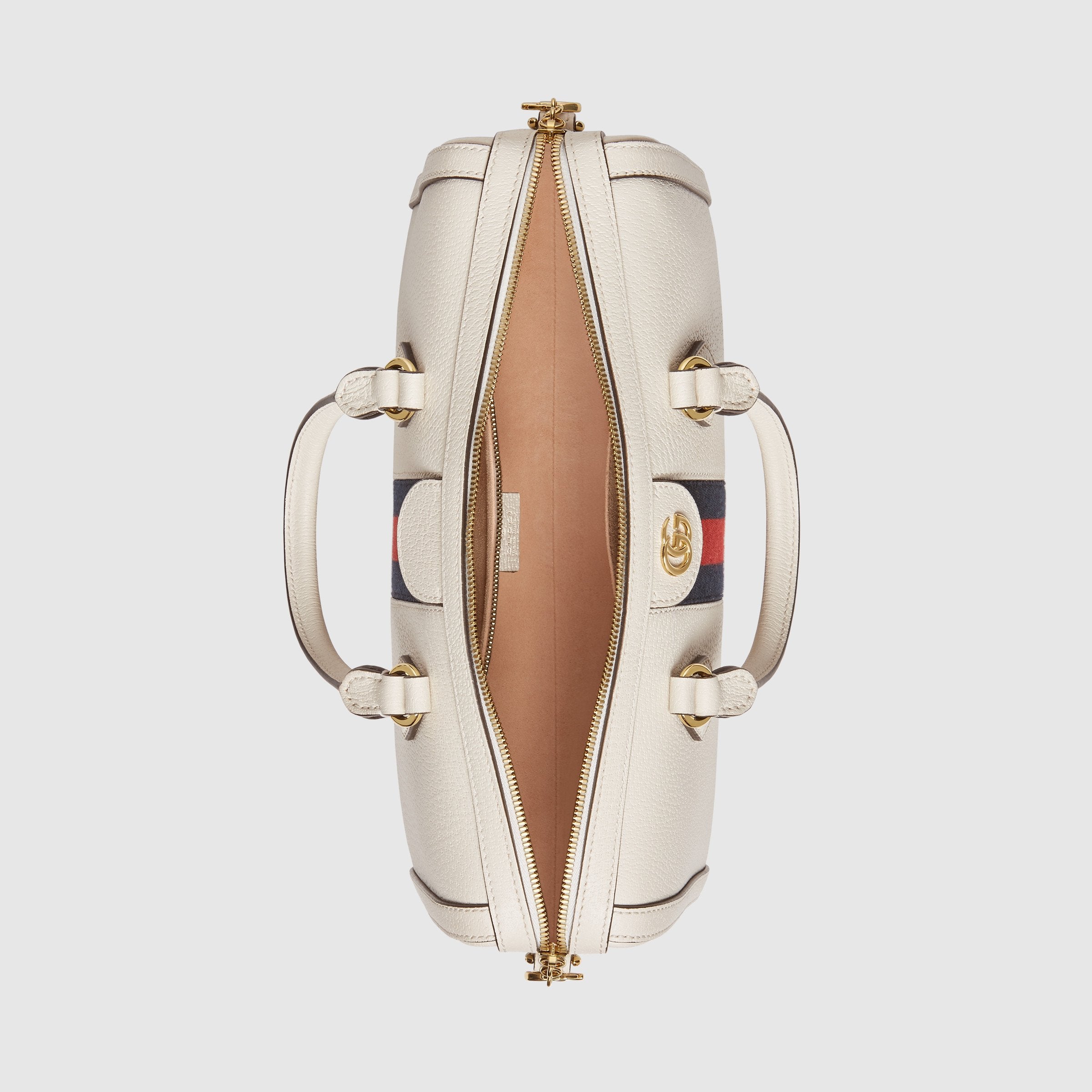 Gucci Ophidia Medium Top Handle Bag in White - Luxury Leather Shoulder Bag for Women, Perfect for Work, Travel & Everyday Use