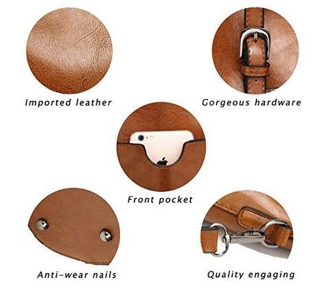 JULED Women's Top Handle Satchel Handbag - Stylish Shoulder Bag & Messenger Tote Purse for Work, Travel & Everyday Use