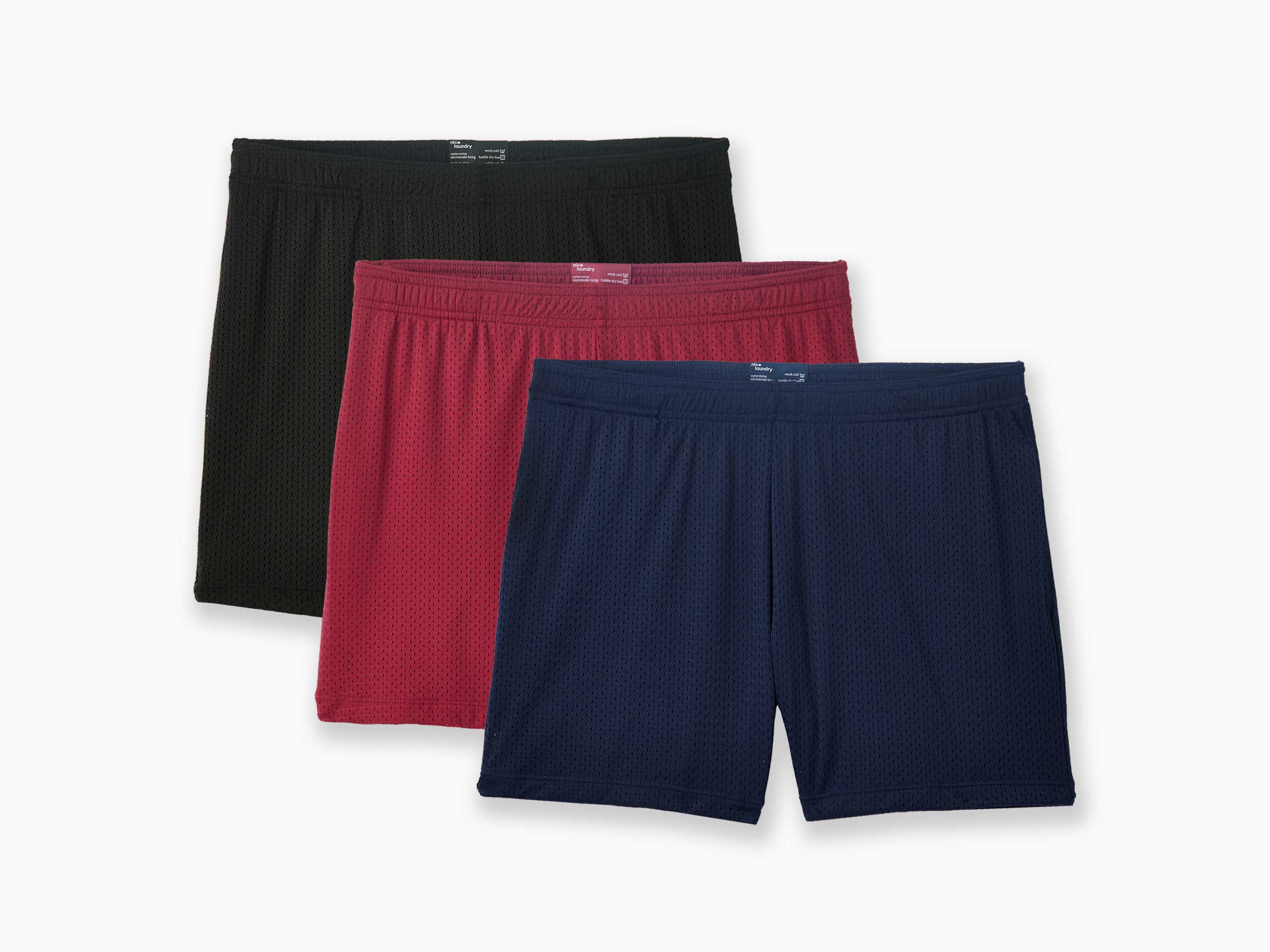 4 Pocket Lounge Shorts for Men - Comfortable Stretch Athletic Shorts 3 Pack - Perfect for Gym, Running, Yoga & Relaxing at Home