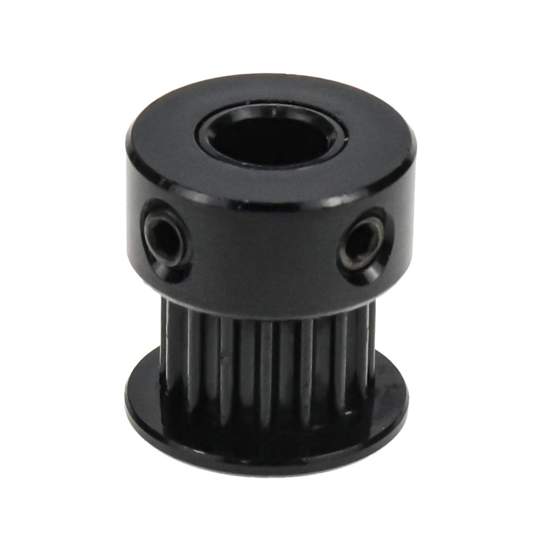 16T GT2 Aluminum Timing Belt Idler Pulley - 5mm Bore, 6mm Width - 5pcs for 3D Printer & CNC Machine Belt Drive Systems