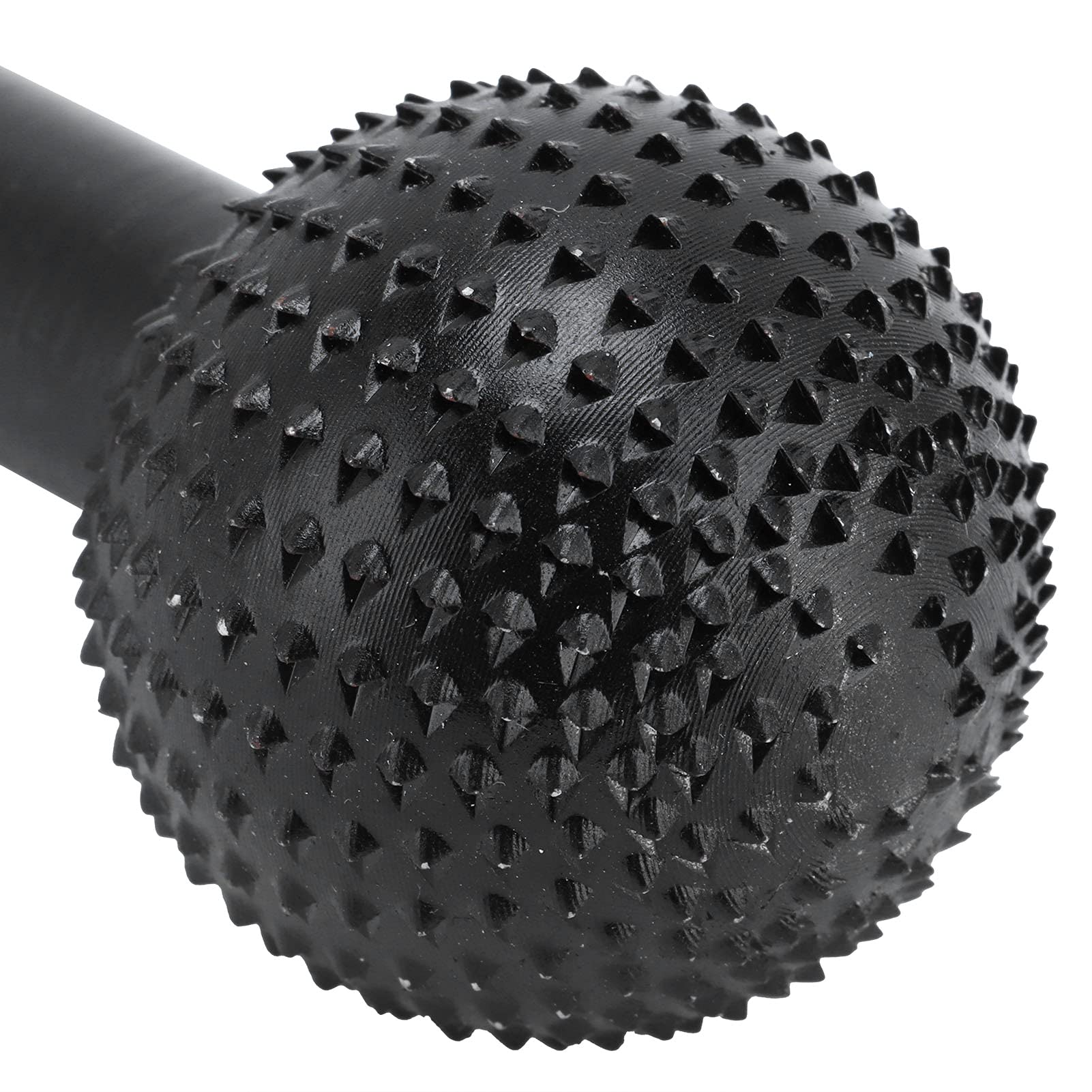 M10 Sphere Rotary Burr - 0.4 Inch Carbon Steel Ball Nose Wood Carving Bit for Angle Grinder - Perfect for Woodworking, Metal Engraving & DIY Crafts