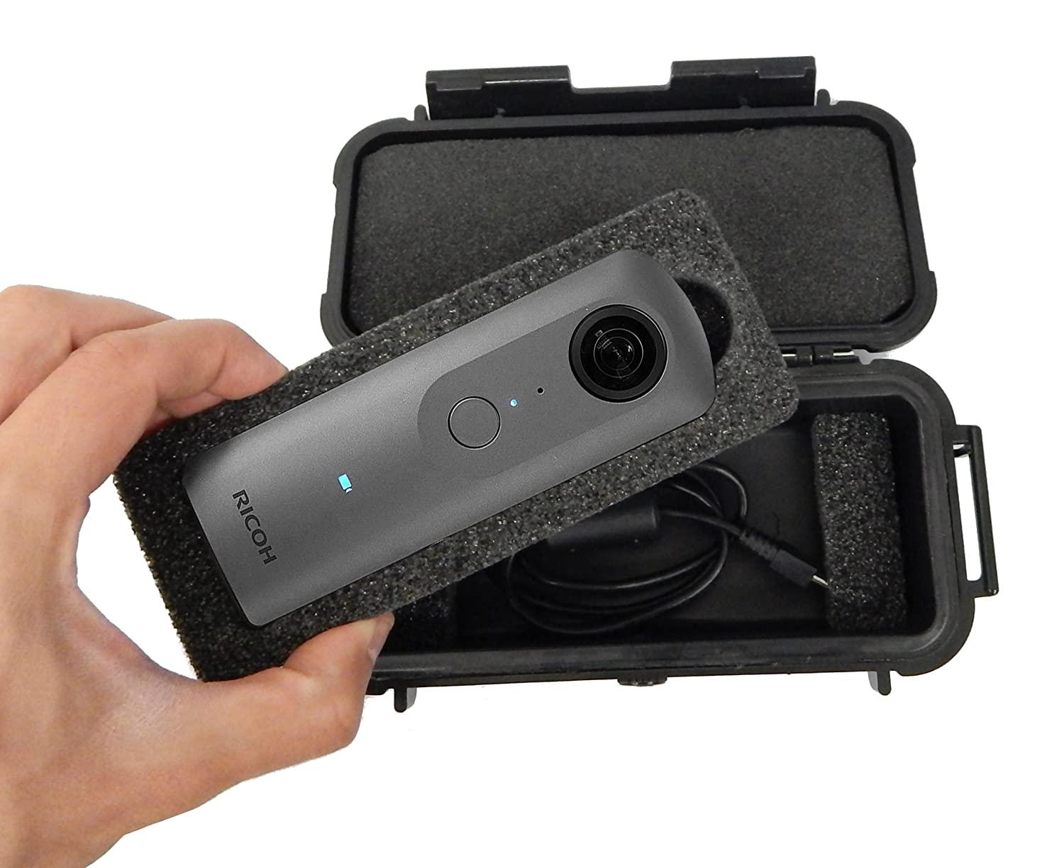 Waterproof Camera Case for Ricoh Theta V, Theta S & SC 360° Spherical Cameras - Durable Protection for Underwater Photography & Outdoor Adventures