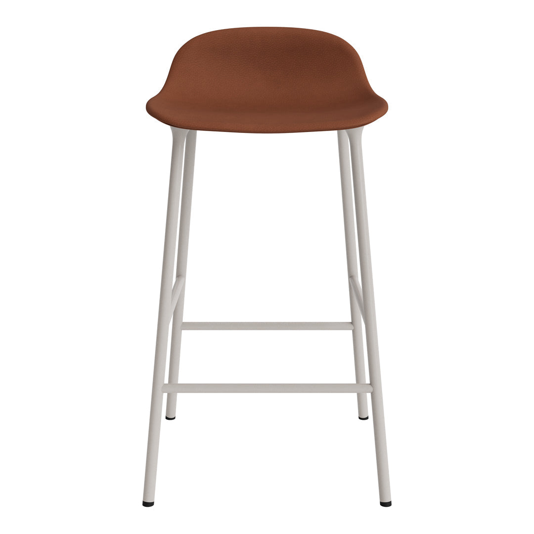 Modern Form Counter Stool with Sturdy Metal Legs & Comfortable Upholstered Seat - Perfect for Kitchen Islands, Breakfast Bars & Home Decor