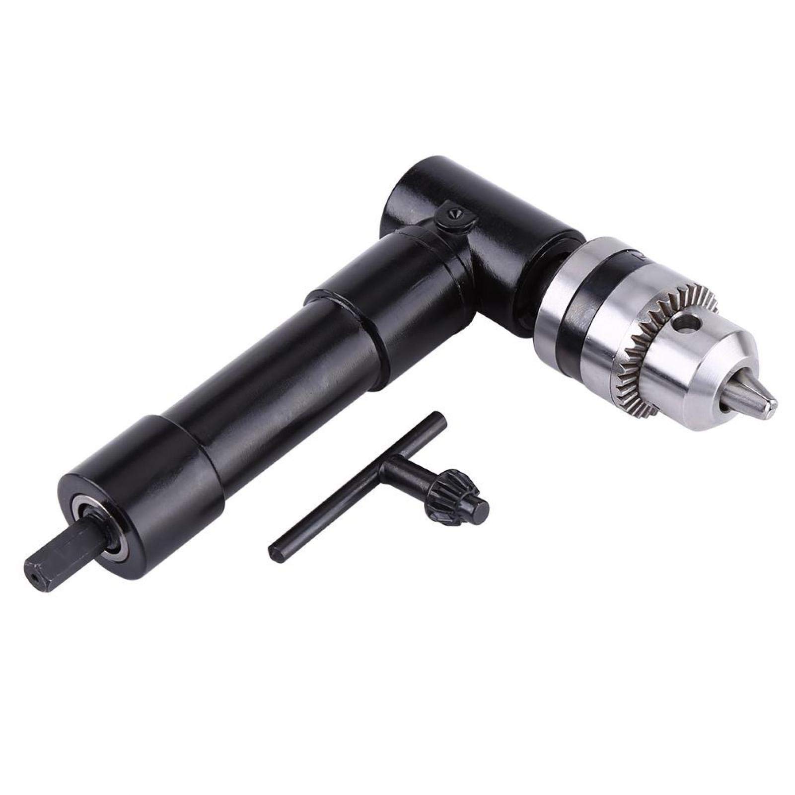 90 Degree Right Angle Drill Attachment - 8mm Hex Shank Adapter for Tight Spaces | Perfect for Plumbing, Cabinet Installation & Automotive Repair
