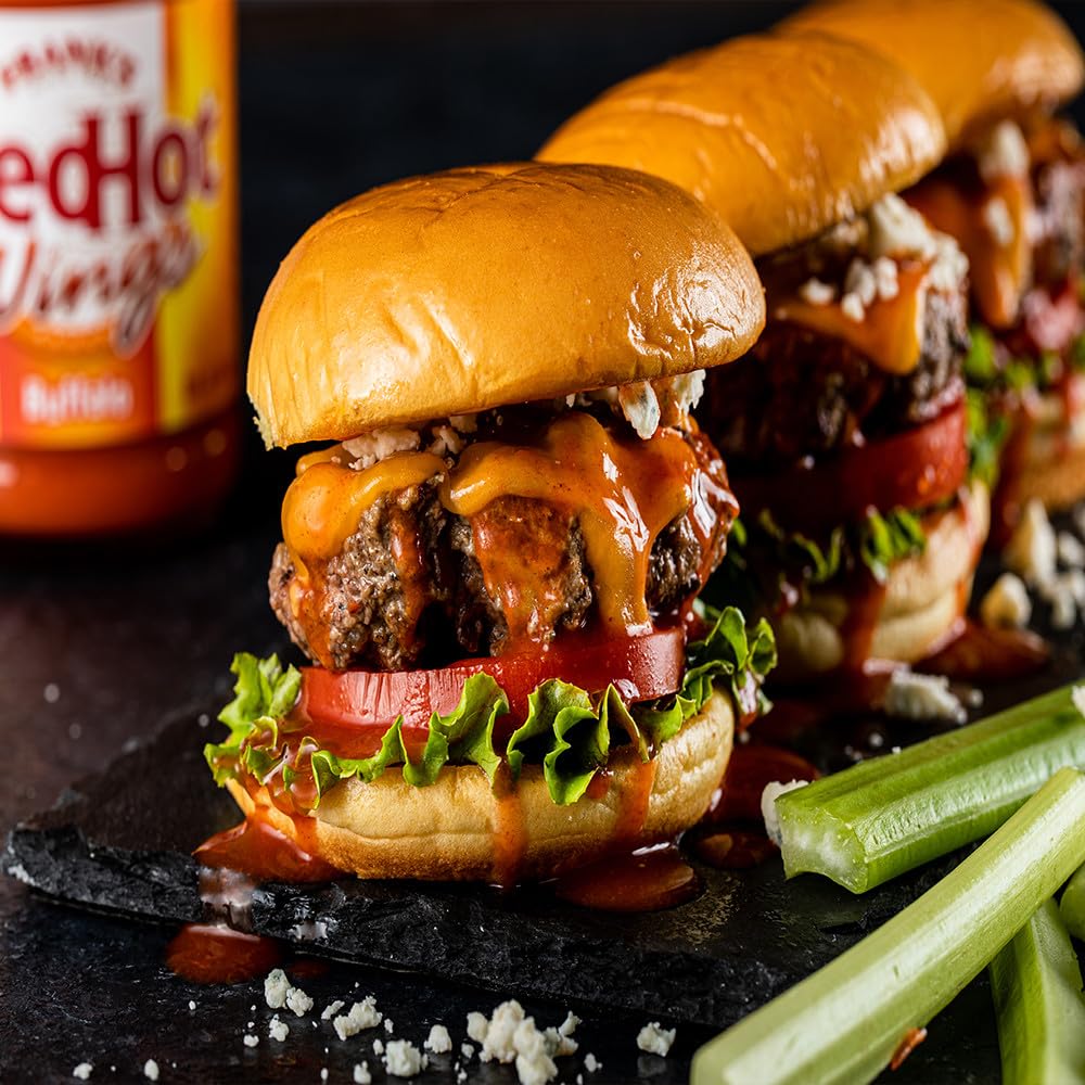 Frank's RedHot Buffalo Wings Hot Sauce - 12 fl oz Bottle | Spicy Wing Sauce for Chicken, Wings & Dips | Perfect for Game Day, BBQs & Home Cooking