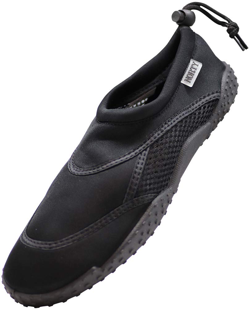 NORTY Wave Aqua Sock Water Shoes for Men - Quick-Dry Swim & Beach Shoes with Non-Slip Sole - Lightweight Water Socks for Swimming, Surfing, Kayaking & Outdoor Water Activities