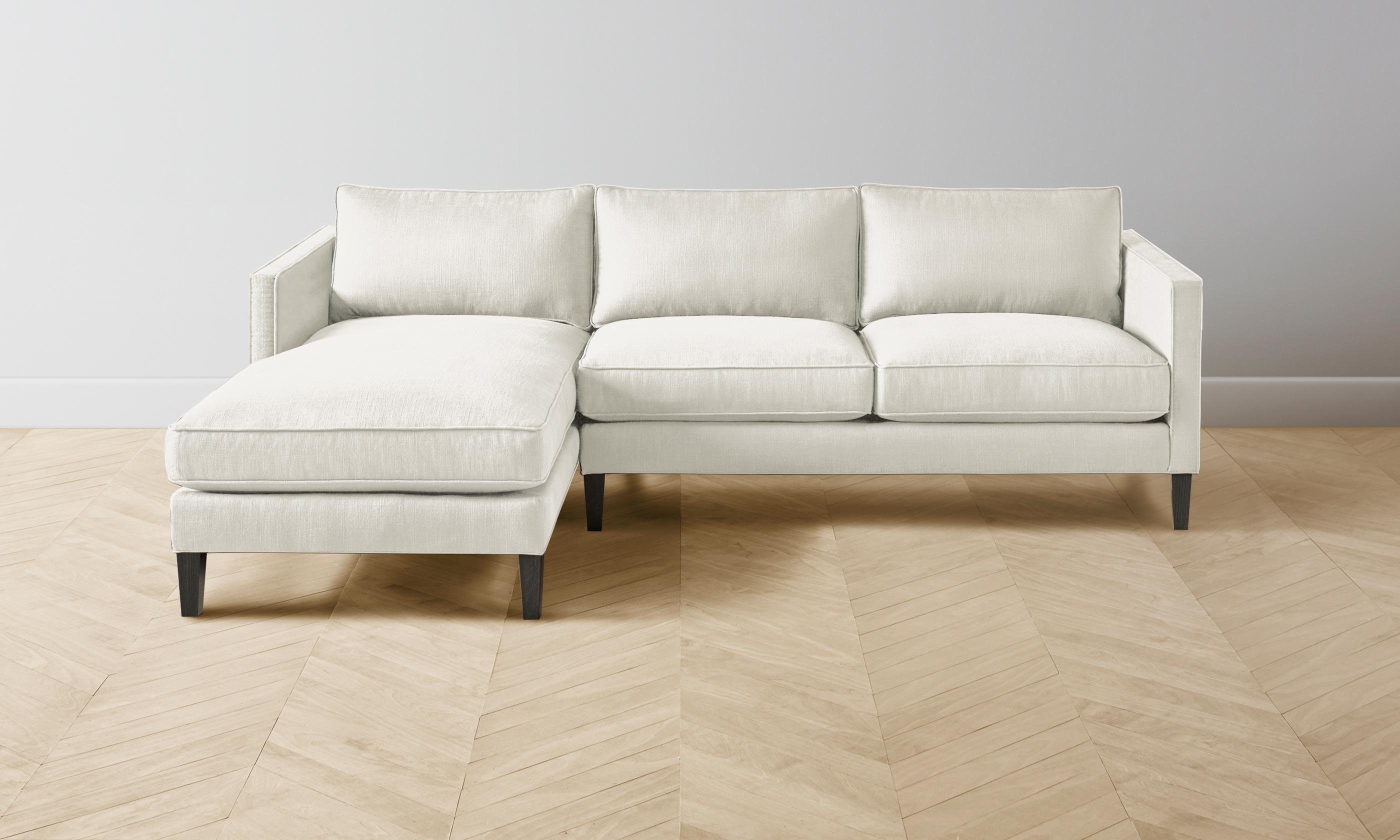 Premium Crosby Sectional Sofa - Performance Linen Weave Fabric - Modern Living Room Furniture for Home & Office Comfort - Perfect for Family Gatherings & Relaxation