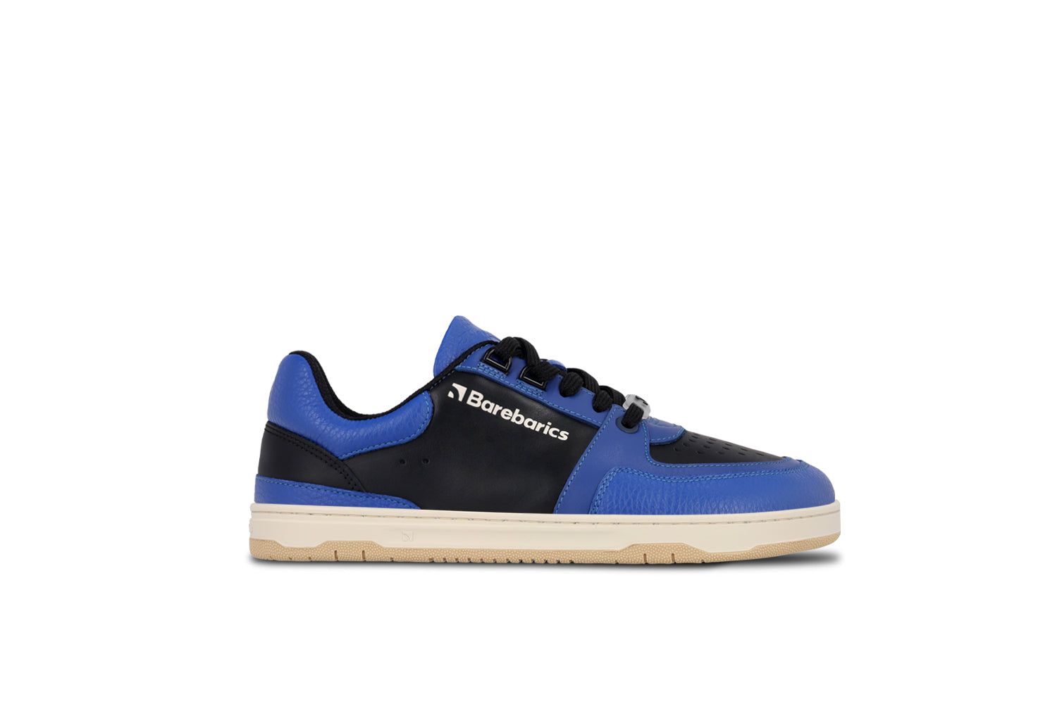 Barefoot Sneakers for Men & Women - Barebarics Wave Black & Blue Minimalist Shoes | Lightweight, Flexible & Comfortable for Running, Walking & Everyday Wear