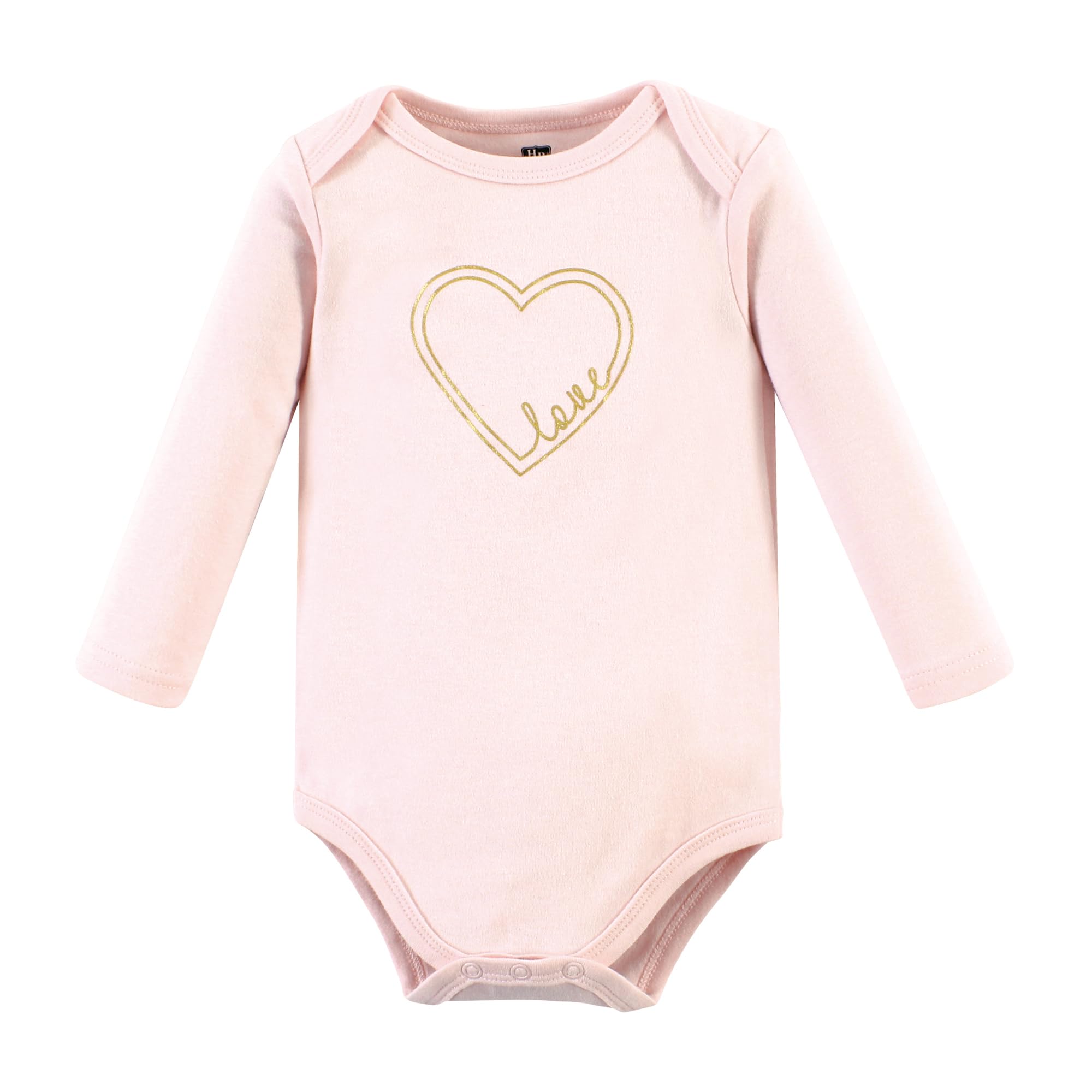 Hudson Baby Unisex Cotton Long-Sleeve Bodysuits 5-Pack - Daddy's Little Princess - Soft Baby Onesies for 9-12 Months - Perfect for Playtime, Family Photos & Everyday Comfort