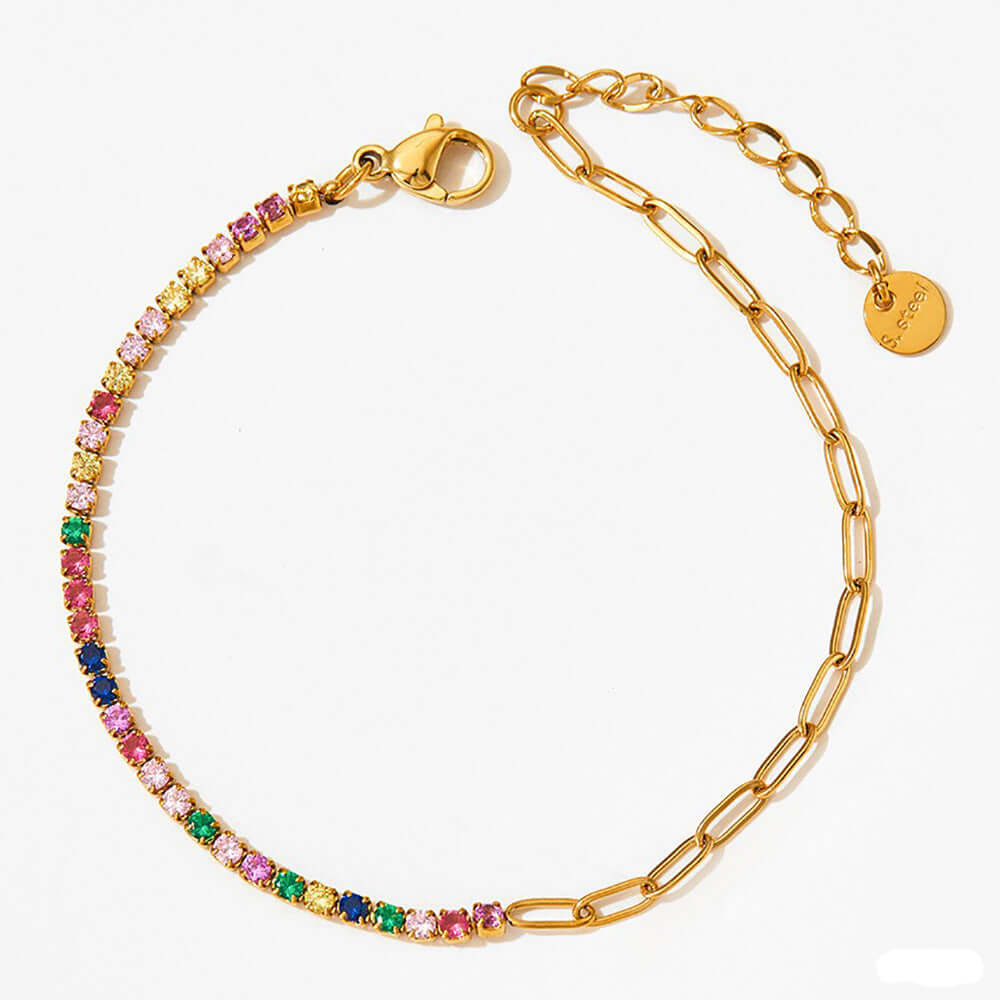 Gold + Color CZ