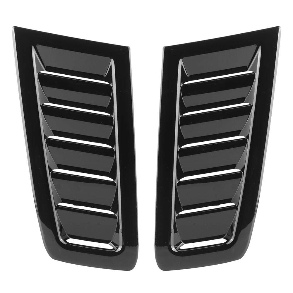 KIMISS ABS Car Bonnet Air Vent Hood Scoop for Ford Focus RS MK2 - Bright Black (SI-AT26105) | Performance Upgrade & Heat Dissipation | Track Racing & Street Style Enhancement