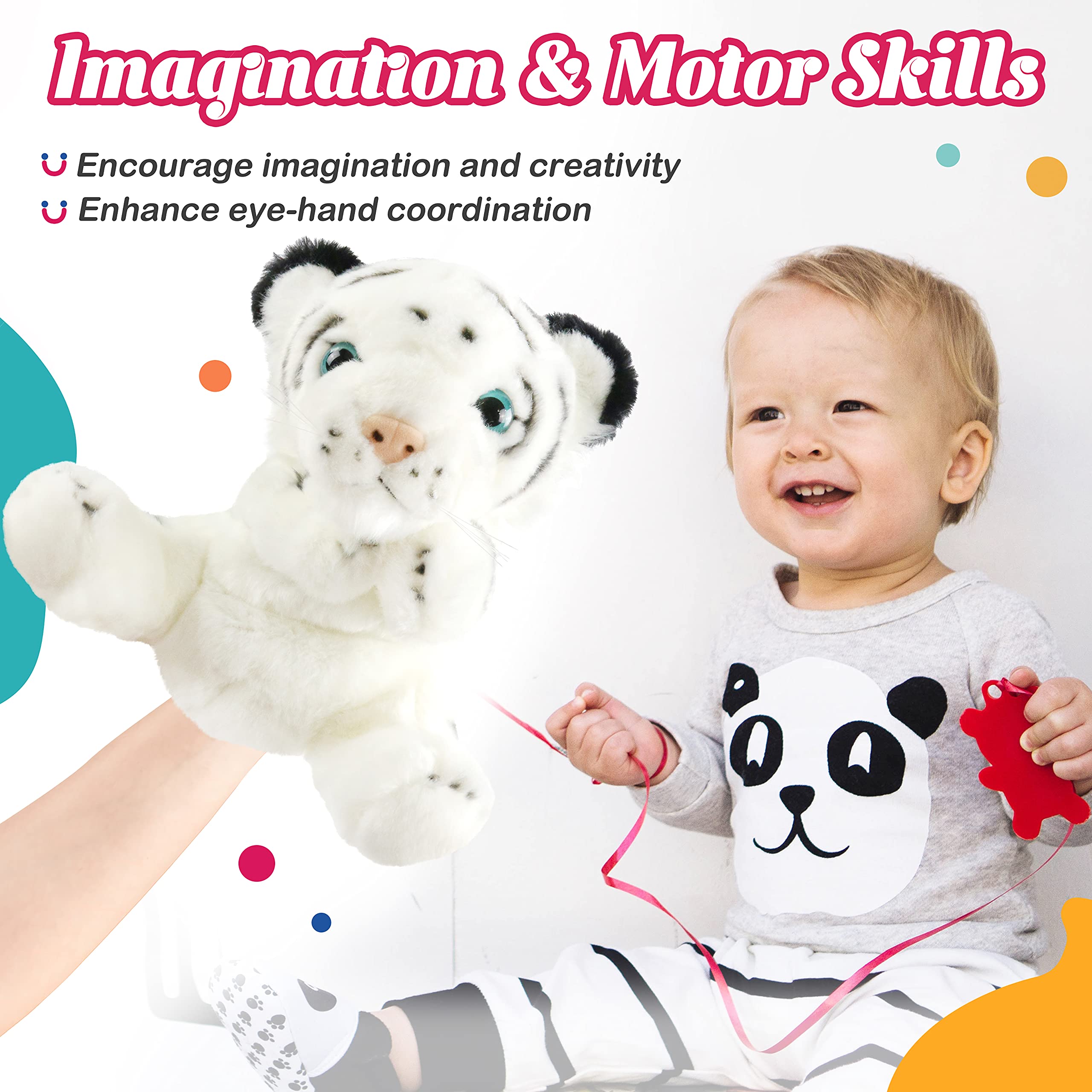Jungle Tiger Hand Puppet - 8