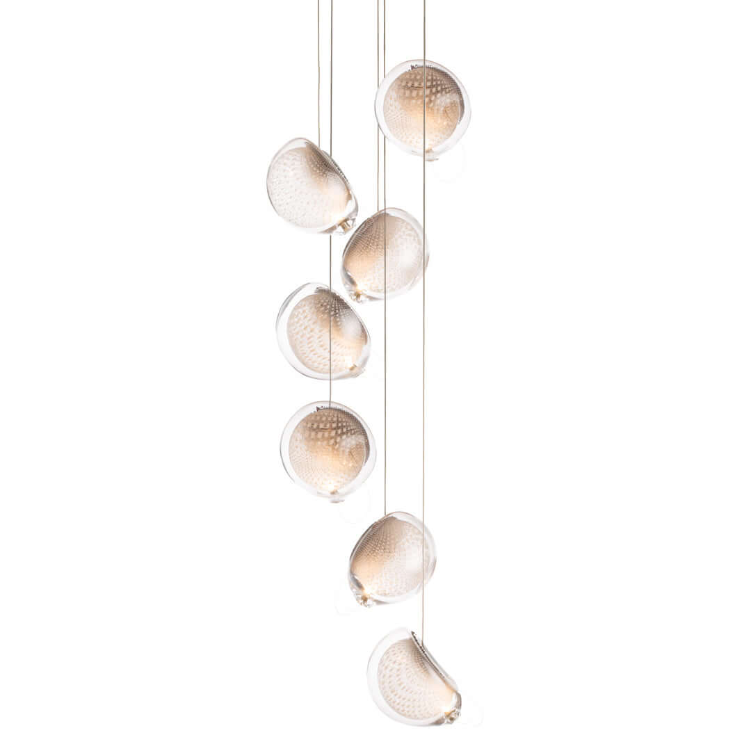 Modern Art Net Pendant Light - Handwoven Rattan Chandelier for Dining Room, Bedroom & Boho Home Decor | Perfect for Farmhouse, Living Room & Kitchen Lighting