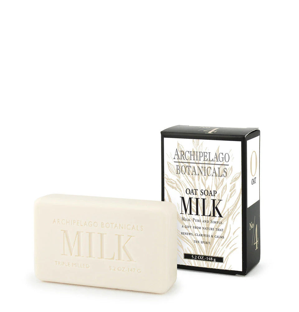 Organic Oat Milk Bar Soap for Sensitive Skin - Hydrating & Gentle Cleansing - Vegan & Cruelty-Free - Perfect for Daily Face & Body Wash