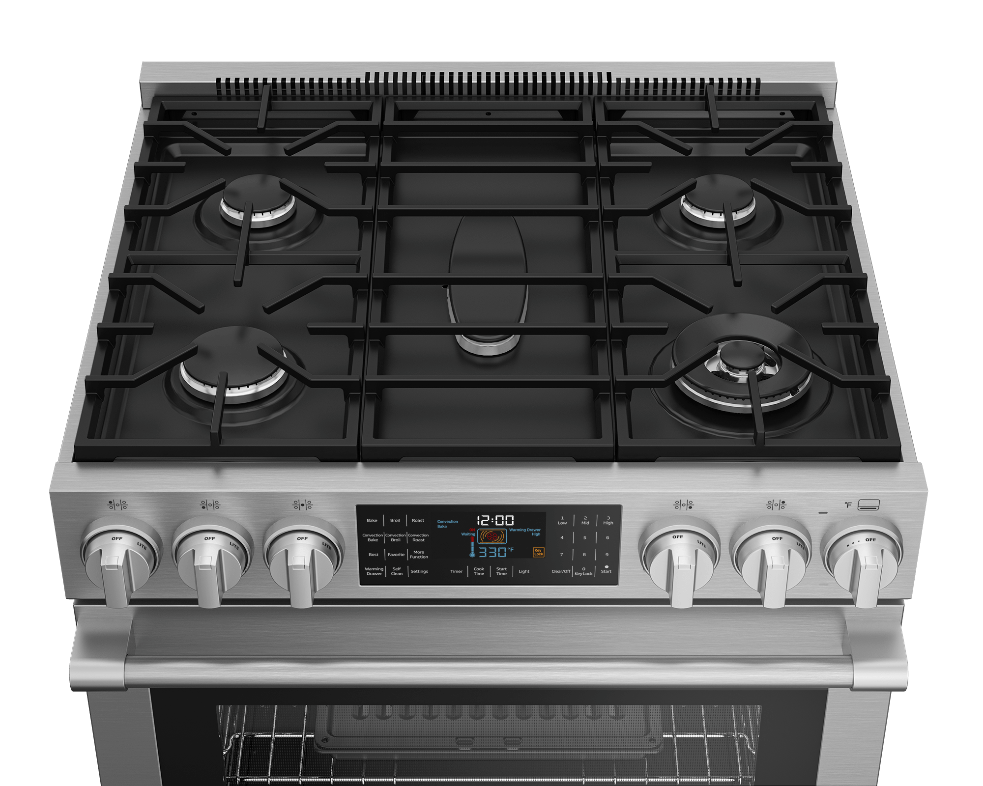 Beko SLDF30542SS 30-Inch Stainless Steel Slide-In Dual Fuel Range - Perfect for Modern Kitchens & Professional Cooking