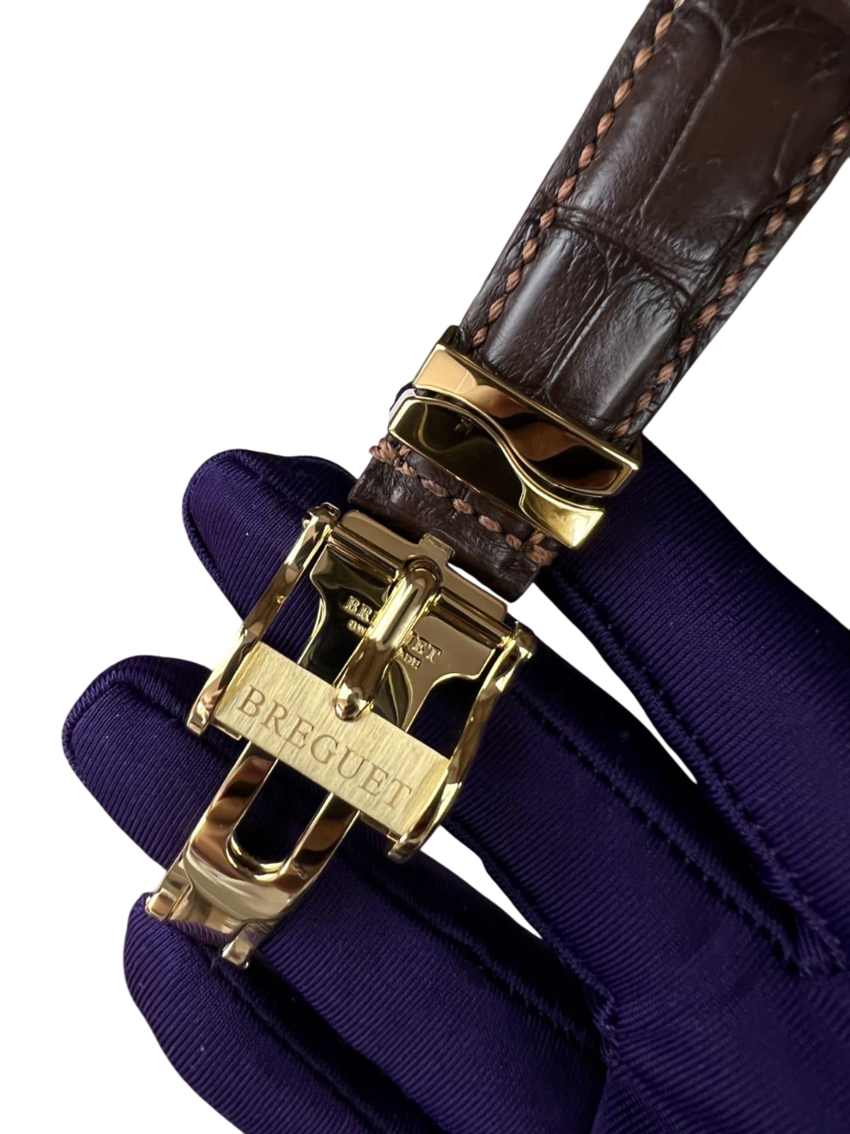 Breguet Marine Big Date 18K Yellow Gold Men's Luxury Watch - Perfect for Business, Formal Events & Special Occasions
