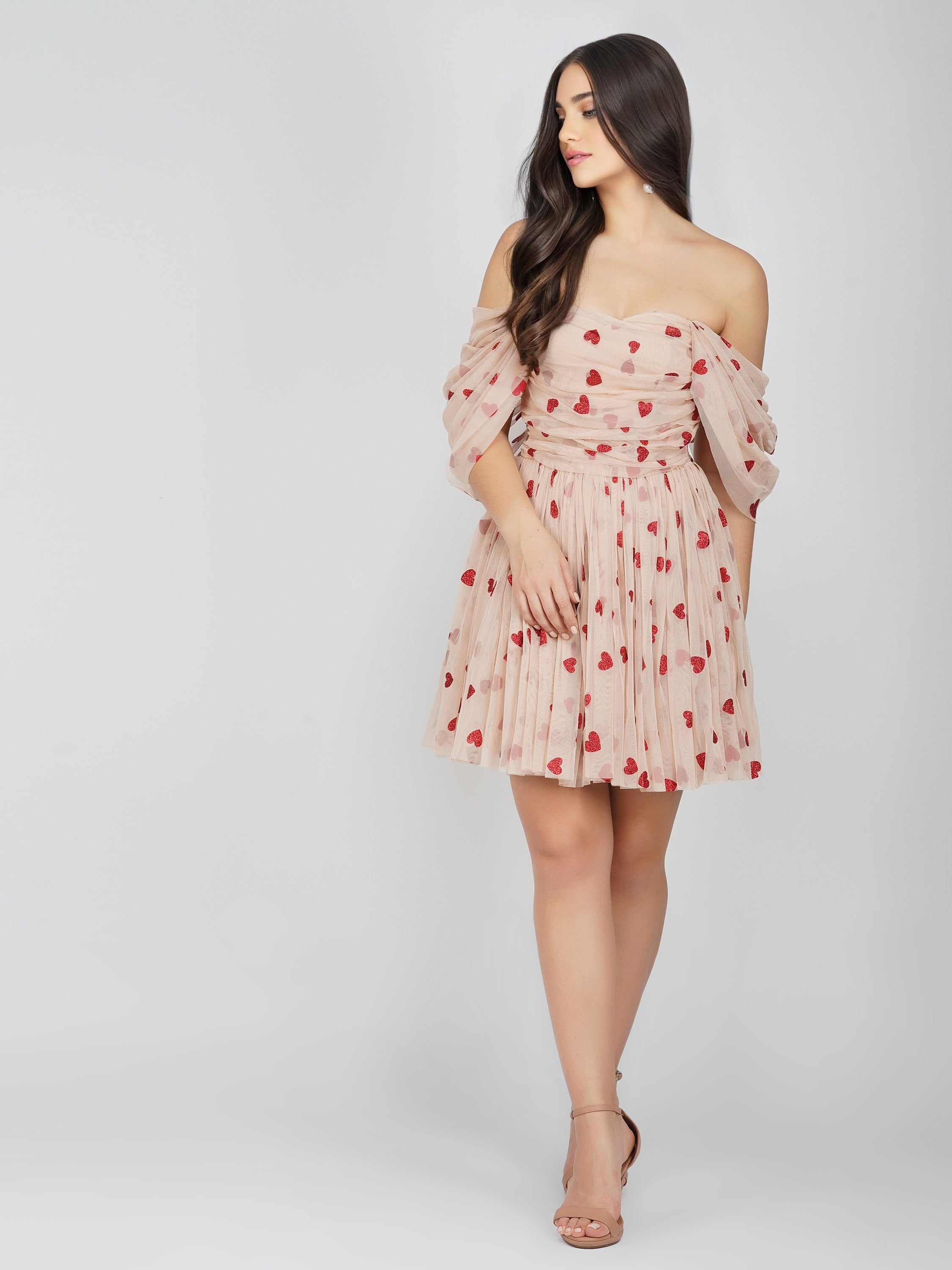 Sydney Red Heart Mini Dress - Sexy & Cute Summer Party Dress for Women | Perfect for Date Night, Club Outfits & Beach Vacations