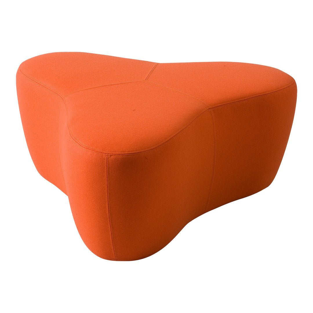 Konno Chat Pouf Ottoman - Soft and Stylish Round Footstool for Living Room, Bedroom, or Office | Perfect for Extra Seating, Footrest, or Decorative Accent