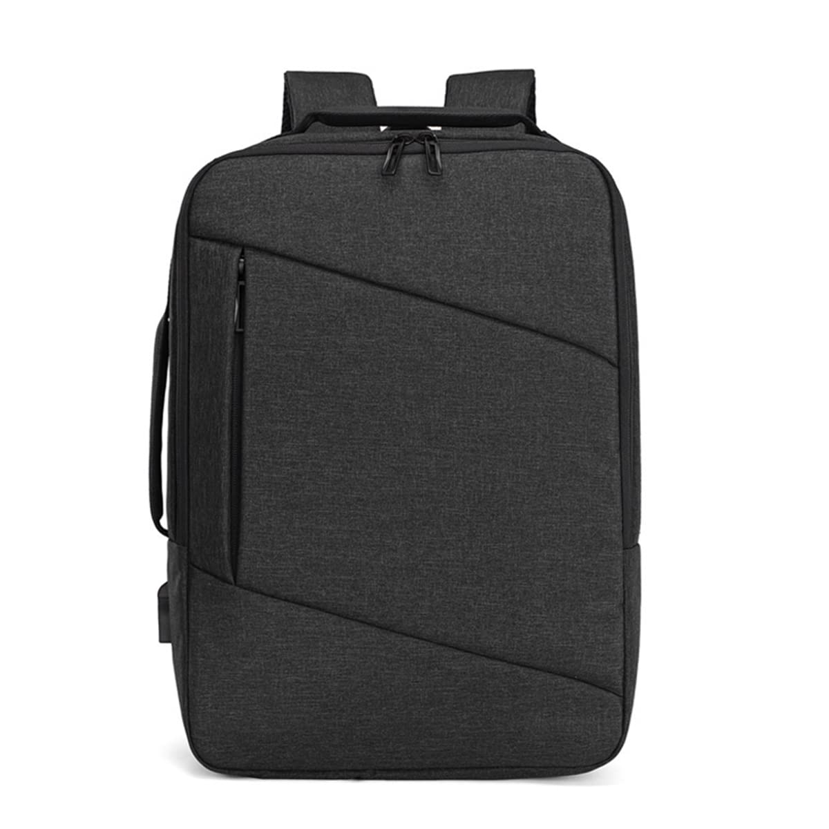 15 Inch Laptop Backpack for Men - USB Charging Port, Waterproof & Lightweight Business Computer Bag - Perfect for Work, Travel & College