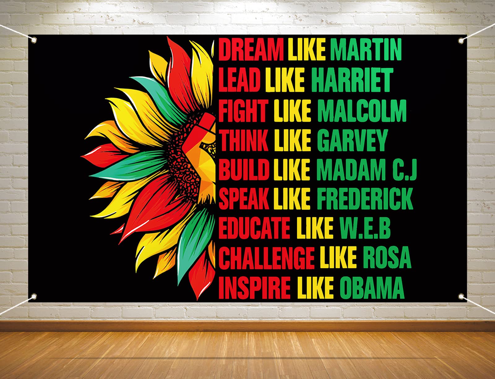 Juneteenth Black History Month Photo Booth Backdrop - 5.9x3.6ft African American Heritage Celebration Decor for Parties, Festivals & Photography - Perfect for Black History Events, Classroom Displays & Cultural Celebrations