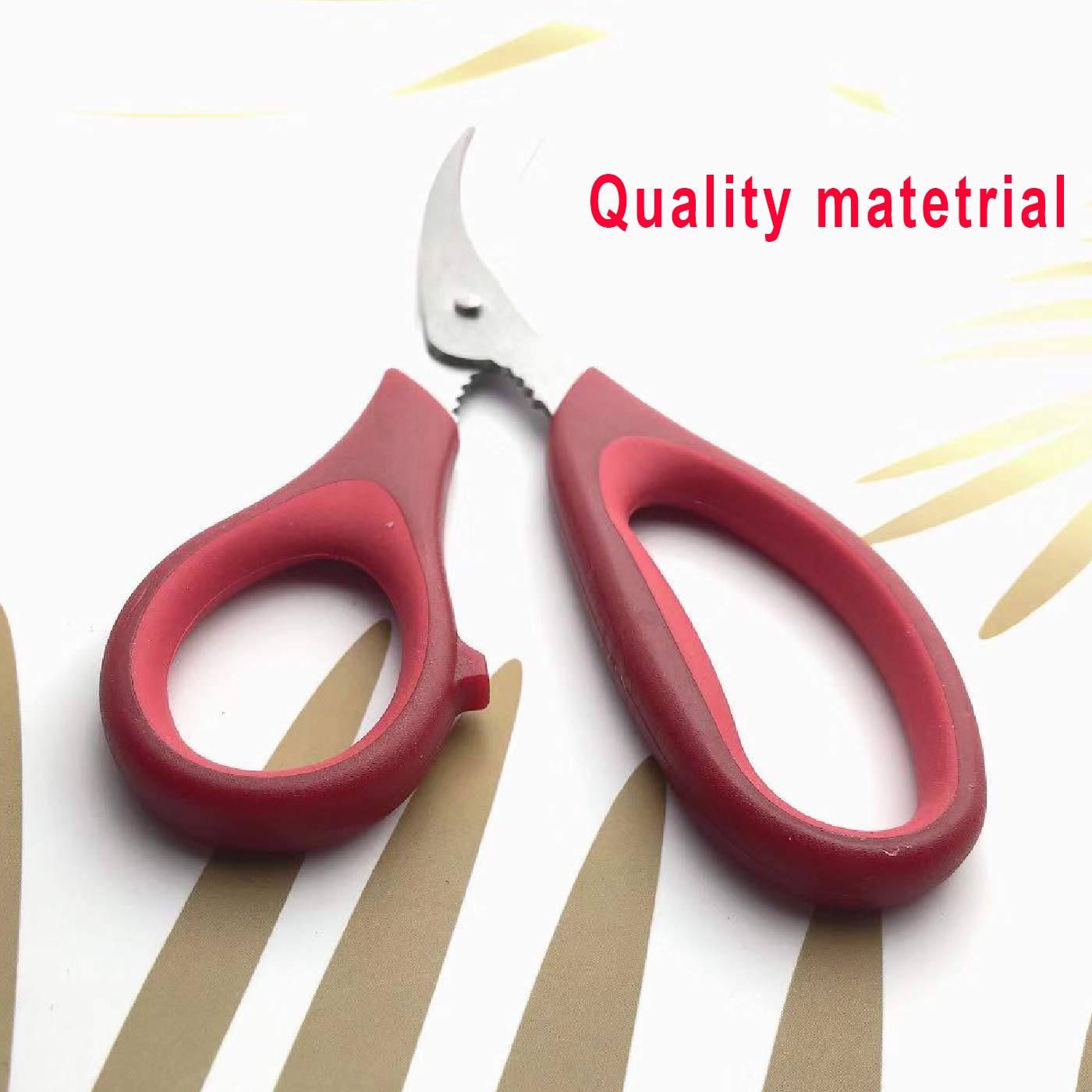 Stainless Steel Seafood Scissors Set (4-Pack) - Heavy Duty Kitchen Shears for Crab, Lobster, Fish - Multi-Purpose Cooking & Food Prep Scissors - Perfect for Seafood Restaurants, Home Kitchens & Outdoor BBQs