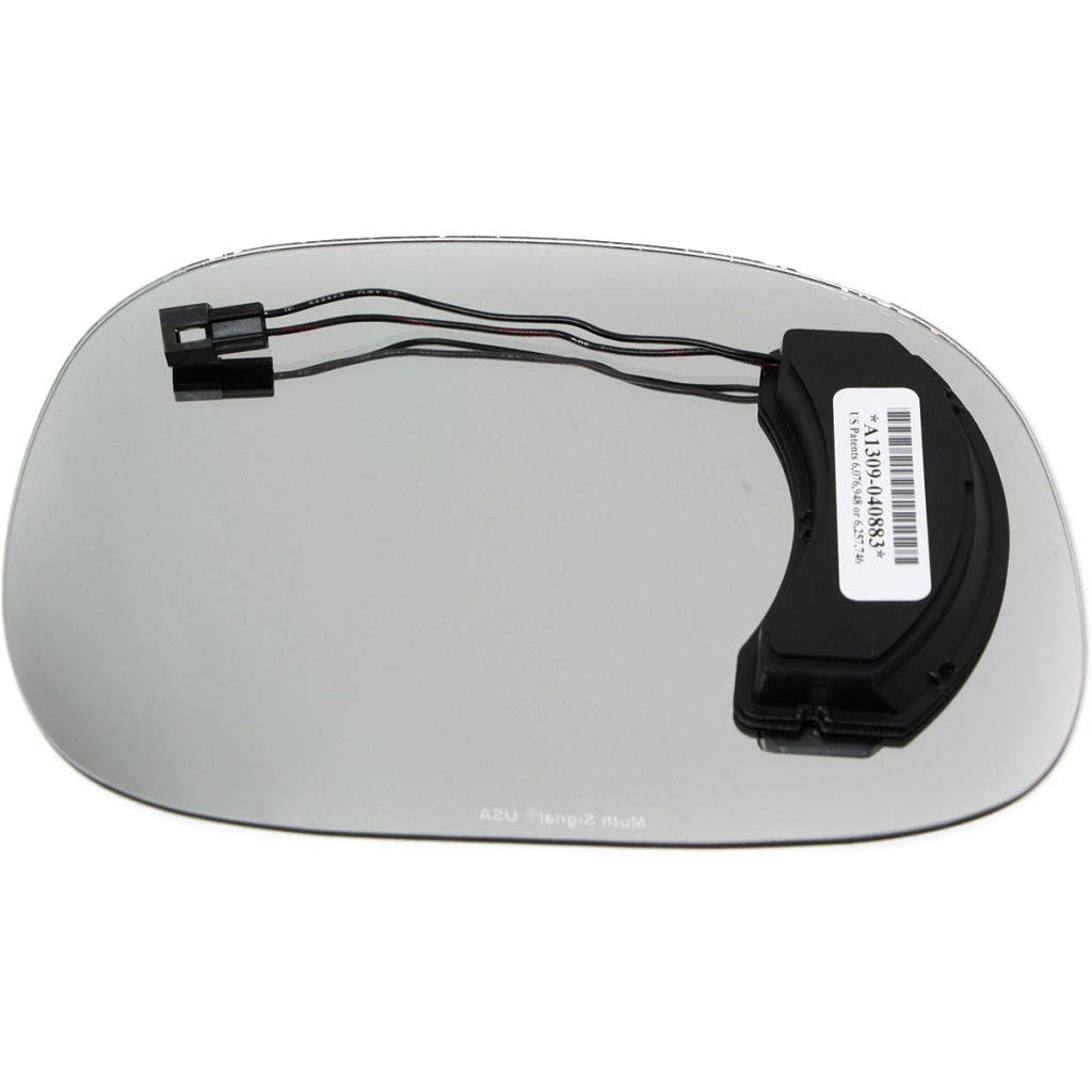 1998-1999 Lincoln Navigator Driver Side Mirror Glass - Non-Heated with Turn Signal & Flat Glass | Replacement Auto Part for Safe Lane Changing & Parking Assistance