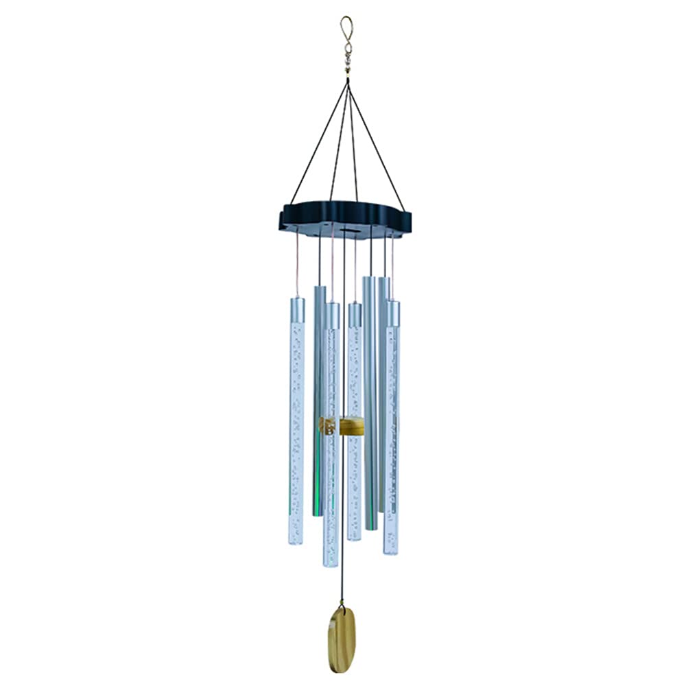 Happyyami Solar Wind Chimes - Color Changing Outdoor Garden Decor with Solar Lights, Hanging Wind Bell for Patio, Yard & Courtyard | Perfect for Home Decoration & Nighttime Ambiance