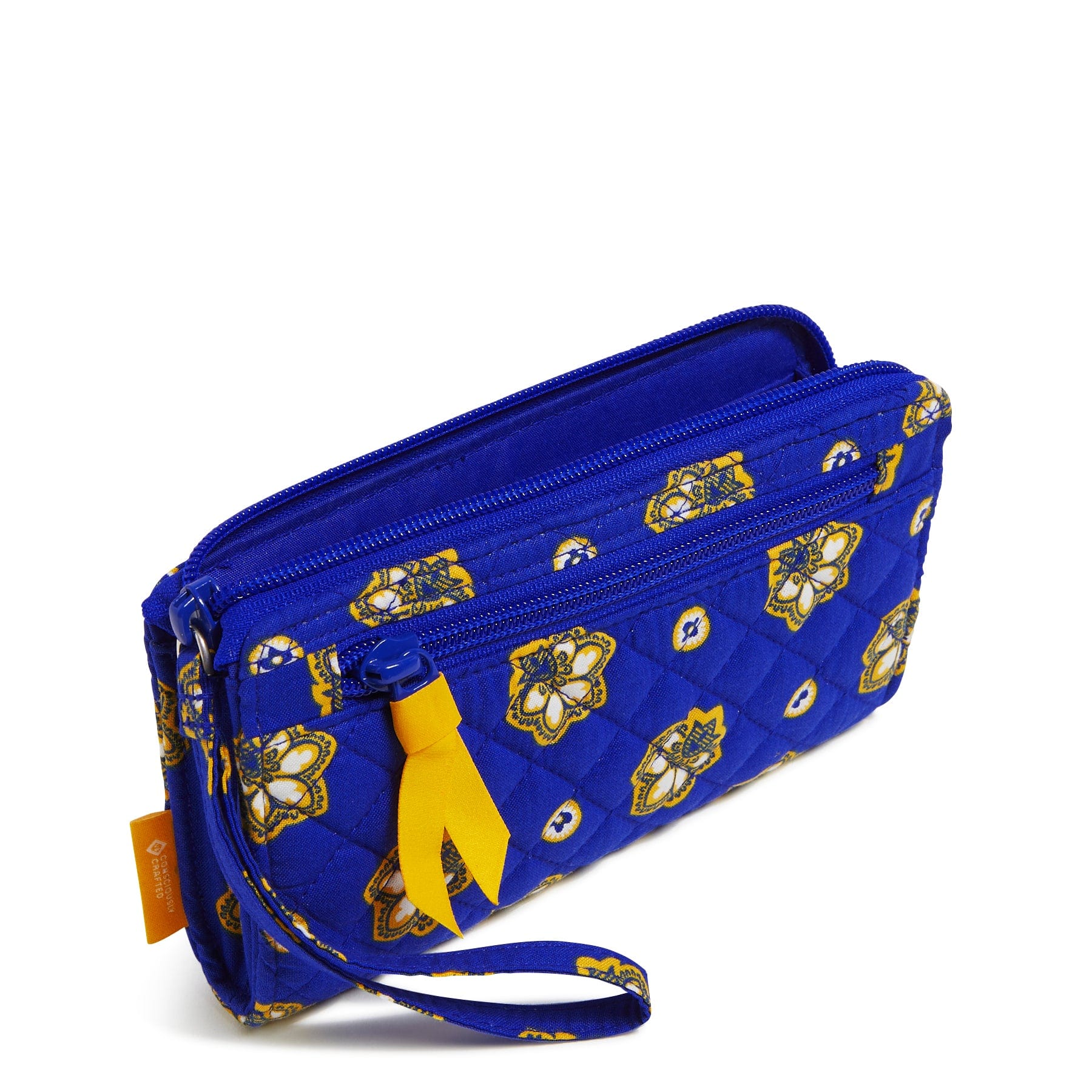 NFL RFID Blocking Front Zip Wristlet Wallet - Secure & Stylish Wrist ID Holder for Game Day, Travel & Everyday Use